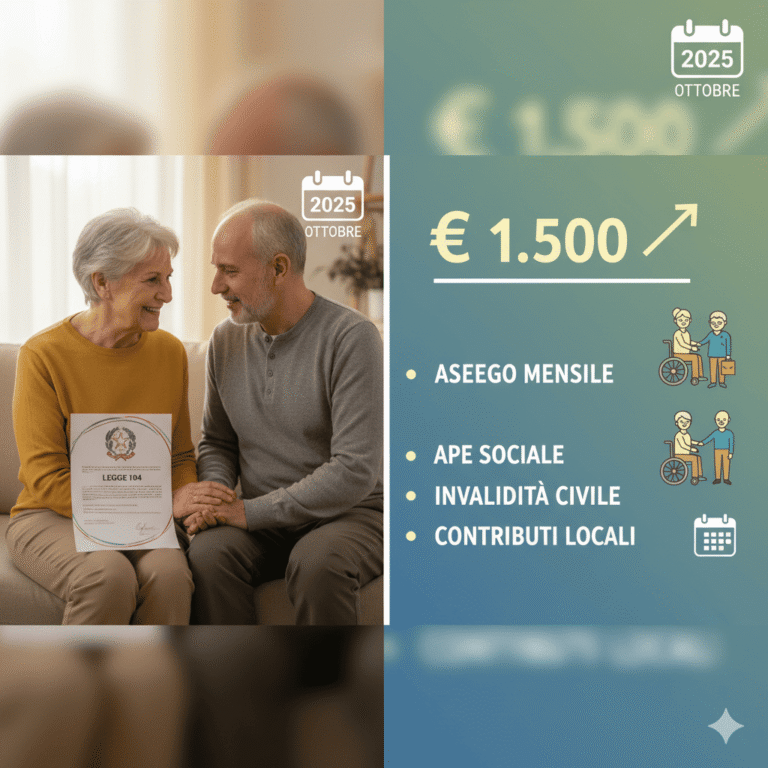 Bonus Fino a 1.500 € con Legge 104: Assegni per Disabili e Caregiver, Requisiti e Domanda INPS