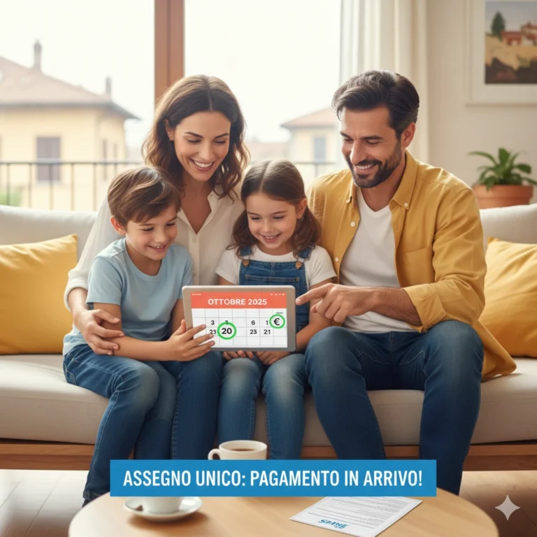 Assegno Unico ottobre 2025: pagamenti in arrivo | Calendario INPS, importi aggiornati e novità per le famiglie