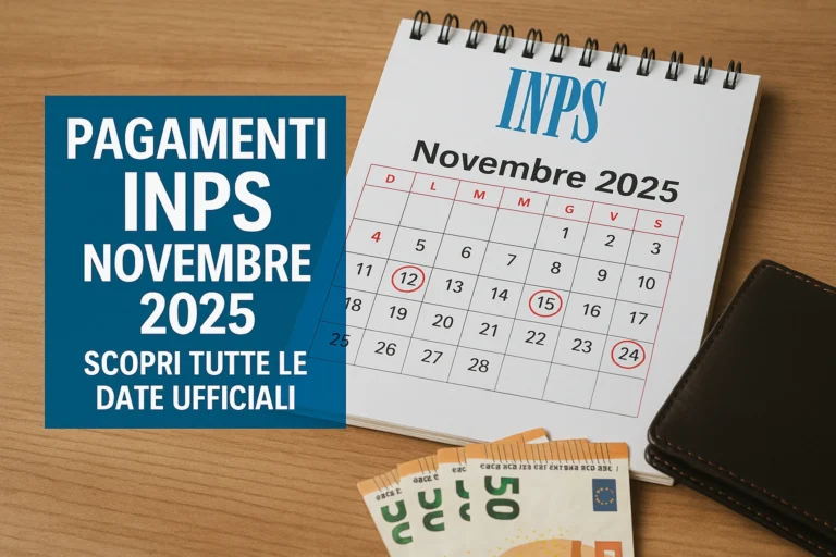 Pagamenti INPS di Novembre 2025: Tutte le Date Ufficiali (Pensione, Assegno Unico, ADI, NASpI) e il Calendario Completo